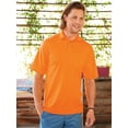 thumbnail image 4 of Jerzees Mens SpotShield Short Sleeve Pocket Jersey Sport Shirt, S, J Navy, 4 of 5