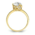 thumbnail image 2 of Primal Gold 10 Karat Yellow Gold Cubic Zirconia Ring, 2 of 7