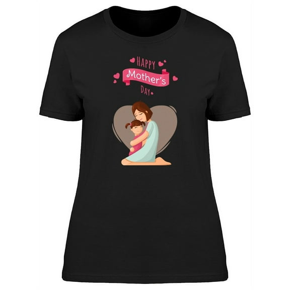 Mothers Day Hugging Kid T-Shirt Women -Image by Shutterstock, Female Large