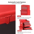 thumbnail image 3 of Resenkos Cabinet, Storage Cabinet Units,Rolling Cabinet Storage Chest Box Garage Toolbox Organizer-Red, 3 of 9