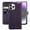 Bright-Purple, variant on MONASAY Wallet Case Compatible for iPhone 14 Pro Max 5G, 6.7-inch, [Glass Screen Protector Included] [RFID Blocking] Flip Folio Leather Cell Phone Cover with Credit Card Holder