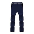 thumbnail image 4 of Men's Hiking Pants Cargo Work Pants Water Resistant Quick Dry Lightweight Camping Travel Outdoor Nylon Pants with Zipper Pockets and Elastic Waistband, 4 of 9