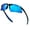 Black | Ice Blue Mirror, variant on Youth Polarized Sports Sunglasses for Boys Girls Age 8-14 Kids Baseball Softball TR90 Frame Glasses