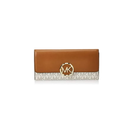 Michael Kors Lillie Ladies Large Two Tone Leather Long Wallet 32F9G0LE9B149