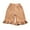 Brown, variant on WERYOUNG Child Ruffled Girls Double Breathable Capri Pants Trendy