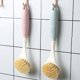 thumbnail image 3 of Cepillo de fregar para platos, fregadero de cocina, cacerola con cerdas rígidas, cepillos de cocina para limpiar rosa + azul, 2 piezas, 3 of 5