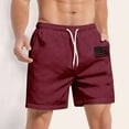 thumbnail image 6 of OHGOD Men Shorts Casual, Mens Hawaiian Shorts, Casual Mens Shorts, 1 * Man Shorts - Wine - L, 6 of 6