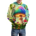 thumbnail image 5 of Magical Mushroom Garden-1 Men's Women New Sweatshirt Hoodie Men's Plus Size Sweatshirt Hooded Sweatshirt 3d Printed Street Men's Cloth, 5 of 6