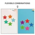 thumbnail image 3 of USHOBE 1Set Star Paper Cutouts for Bulletin Board Borders Decorative Colored Paper Shapes, 3 of 7