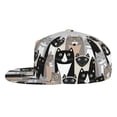 thumbnail image 3 of Fotbe Colors Cats Flat Bill Visor Cap Classic Snapback Hat Polyester Foam Trucker Hat Trucker Cap Adjustable Baseball Cap, 3 of 9