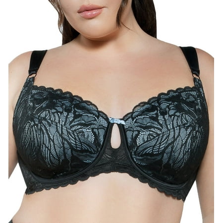 PARFAIT Women s Charlotte Lace Unlined Bra - Black Onyx - 36DD