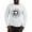 Ash Gray, variant on - Alpha Sigma Phi Black And White Seal Long Sleeve T Shirt - Unisex Cotton Long Sleeve T-Shirt