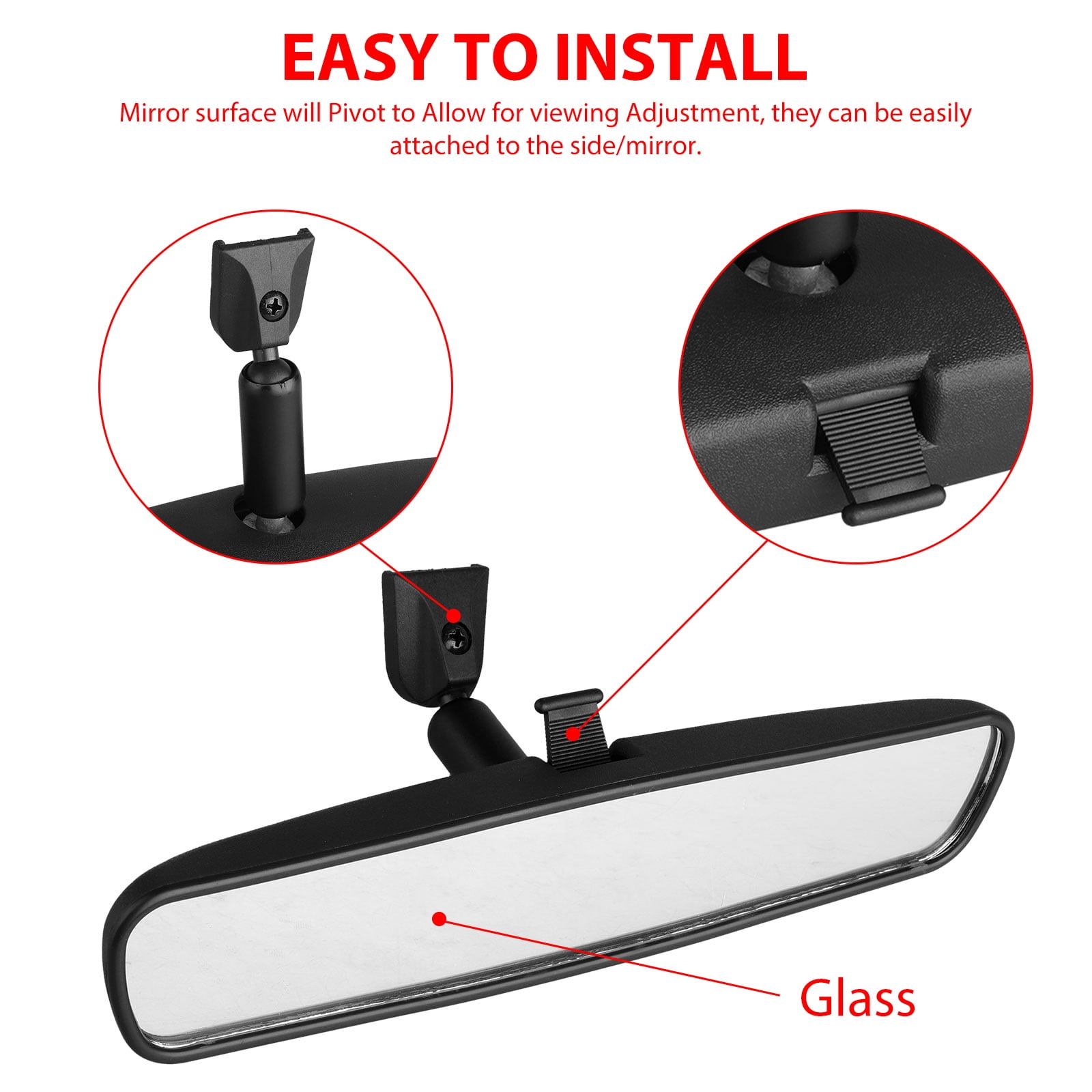Genuine Honda 76430-S01-A01ZA Rearview Mirror & Stay Genuine Honda 76430-S01-A01ZA Rearview Mirror & Stay