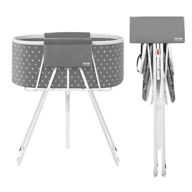 Bañera portátil para perros VEVOR elevada y plegable gris