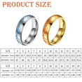 thumbnail image 3 of Of The Rings Gifts| Of The Rings Ring| Of The Rings Decor Titanium Luminous Ring Ring, 3 of 7