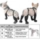 thumbnail image 3 of Botas con tirantes para perros, ajustables, impermeables, resistentes a la suciedad, para pasear al aire libre, correr, senderismo, con tirantes, protectores de patas Lucky_B, 3 of 5