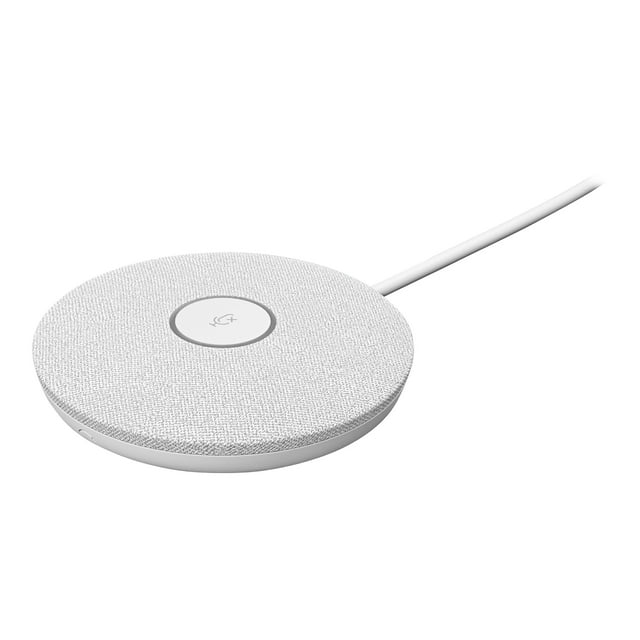 Logitech Rally Mic Pod - Microphone - white - Skype Certified, Zoom Certified, Cisco Webex Certified