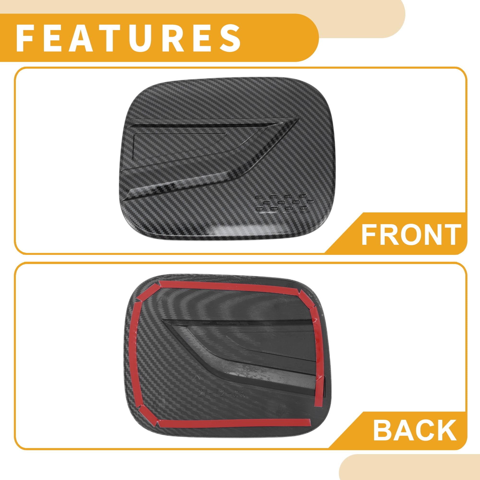 Unique Bargains Fuel Tank Door Cap for Toyota Highlander 2022-2025 Fuel Filler Flap Cover
