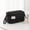 Black, variant on Byujiro Small Double-Layer Travel Cosmetic Pouch Dual-Zip Compact Makeup Organizer Portable Lightweight Toiletry Bag with Wrist Strap for Daily & Trips