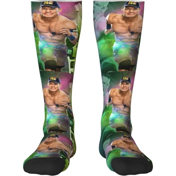 John Cena Stocking Women's Crew Sock High Sock Soft Men's Athletic Socks Outdoor Socks