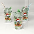 thumbnail image 3 of Merry Christmas Santa Devon Rex Scarf Twinkling Lights Xmas Holiday 16oz Pint Beer Glass Mug Cat Lover Kitten Owner Gifts Beer Glasses Cup - 00022, 3 of 5