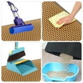 thumbnail image 7 of 2-Layer Cat Litter Mat Litter Trapper Size 21" X 14" Yellow Traps Litter from Box, Soft on Kitty Cat Paws Honeycomb Double-Layer, Helps to Waste Less Litter on Floors, 7 of 7
