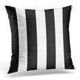 thumbnail image 1 of BSDHOME Taie d'Oreiller Moderne Rayures Noires et Blanches 16x16 Pouces, 1 of 1