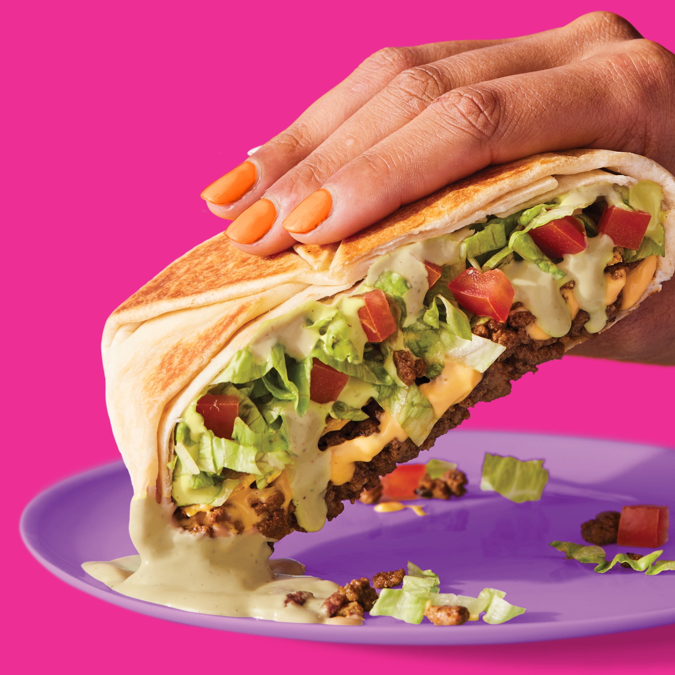 Taco Bell Creamy Baja Sauce, 12 fl oz Bottle