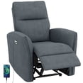 thumbnail image 1 of HOMCOM Fauteuil Inclinable Électrique, Fauteuil Inclinable Rembourré avec Ports USB, 1 of 10