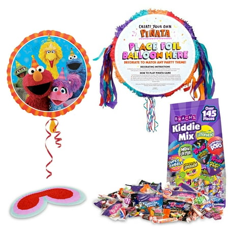 Elmo Pull String Pinata Kit Party Supplies Walmart Com