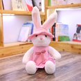 thumbnail image 1 of 2021 Plush Stuffed Animal Easter Bunny Toy, Cute Rabbit Plush Doll, Anime Kawaii Bunny Plush Soft Pillow Backrest Waist Cushion, Creative Home Ornament Easter Decor, Holiday Birthday Gifts (#F 01), 1 of 8