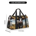 thumbnail image 4 of Ratiio Cute Prairie Cow Pattern Hand Travel Bag, Weekender Carry On for Women Men, Sports Gym Bag, Workout Duffel Bag, Overnight Shoulder Bag fit 15.6 Inch Laptop, 4 of 6
