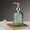 Green, variant on JGJJUGN Horizontal Stripe Colored Glass Liquid Soap Dispenser Bottle - Press Type Pump for Hand Soap, Shampoo & Body Wash - 350ml Capacity, Refillable