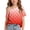 Red, variant on HAOTAGS Girls Short Sleeve T-Shirts, Cute Casual Summer Round Neck Tee Printed One-Shoulder Tops Blue Size 11
