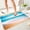 Blue Sea and Sky 55, variant on Beach Wave Dawn Anti-Fatigue Ergonomic Carpet, 45x17.5 Inch Kitchen Non-Slip Mat, Bathroom Bath Mat, Bedroom and living Room Use Thickened Extended Memory Foam Absorbent Mat.