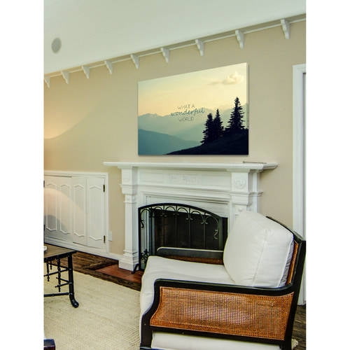 Marmont Hill "What a Wonderful World" by Robert Dickinson Painting Print on Canvas