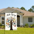 thumbnail image 2 of Amhnf Hello Spring Tree With Birdhouses And Birds Garden Flag For Home Outdoor Garden Yard Decor 12x18 inch, 2 of 5