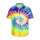 thumbnail image 5 of Camisas de Manga Larga para Hombres Blusa Cómoda de Cuello de Impresión, Camisa Casual de Poliéster para Uso Diario, de Fiesta Y de Primavera de Verano, 5 of 5