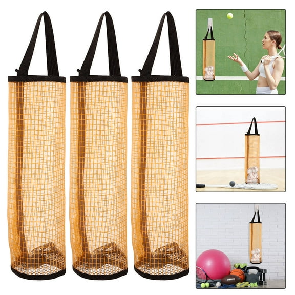 SEWCHICS Nylon Tennis Bag with Mesh Design for Sports Gear and Accessories, 3 Pieces Set