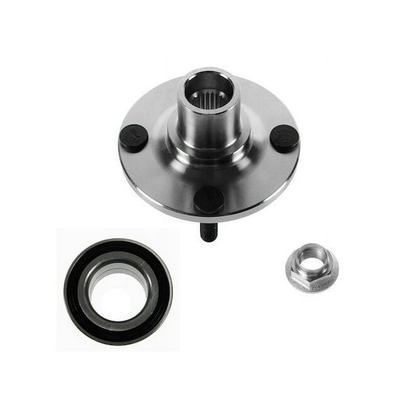 Wheel Hub and Bearing Kit 2 Piece - Compatible with 1990 - 2003 Mazda Protege 4WD 1991 1992 1993 1994 1995 1996 1997 1998 1999 2000 2001 2002