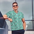 thumbnail image 4 of Fotbe Great White Shark Camiseta Polo de Golf para Hombre con Estampado – Camisa Deportiva Transpirable con Cuello Abotonado-XX-Large, 4 of 6
