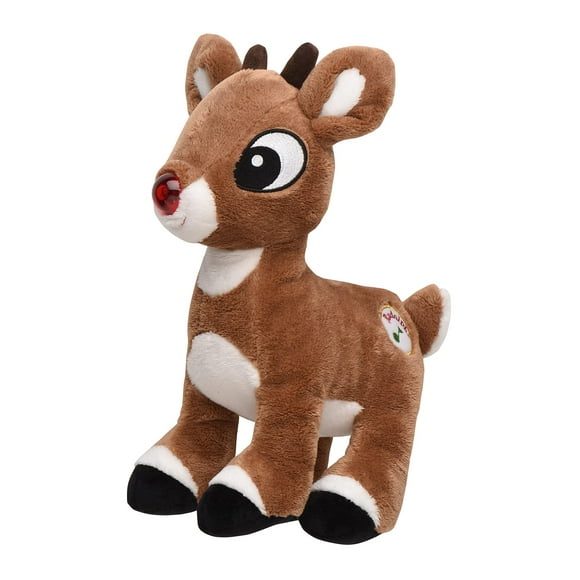 Baby Starters Musical Light Up Plush Toy, Rudolph The Red Nosed Reindeer, 10 Inch