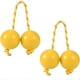 thumbnail image 1 of 2 Pares de Bolas RíTmicas, Aslatua Shaker Instrumento Sonajero para NiñOs Adultos Bodas Fiestas Clase Musical Amarillo, 1 of 5