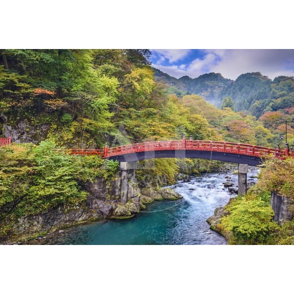 Shinkyo Bridge in Nikko, Japan, Unframed Photographic Print Wall Art by SeanPavonePhoto Sold by Art.Com