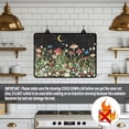 thumbnail image 4 of Renewold Glass Top Stove Cover Electric Stove Mat Foldable Non-slip Cooktop Mat Multipurpose Washer Dryer Top Protector Range Cover for Kitchen Counter, Mushroom Moon Daisy Leaf, 4 of 7