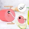 thumbnail image 4 of Licuadora portátil con mango USB recargable Licuadora de tamaño personal Licuadora de fruta fresca de alta velocidad Mini exprimidor Taza Botellas Rosa TUNC Sencillez, 4 of 5