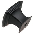 thumbnail image 2 of GlideRite 1-1/4 in. Square Cabinet Knob, Matte Black, 2 of 5