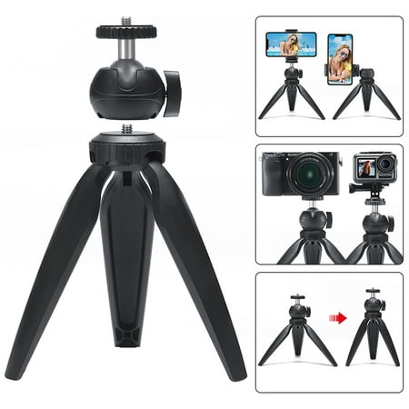 Phone Tripod Swivel Ball Head Tripod Mount for Photography Video (Best Ball Head For Landscape Photography)