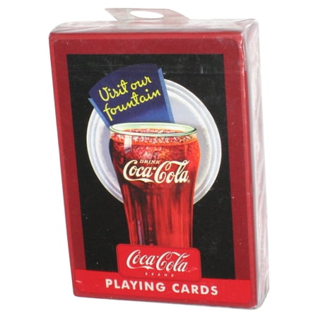 Coca-Cola Coke Brand Visit Our Fountain Playing Cards