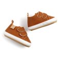thumbnail image 5 of SOFMUO Unisex Baby Boys Girls Leather Sneakers Infant Moccasins Toddler Shoes (Brown,12-18 Month), 5 of 6